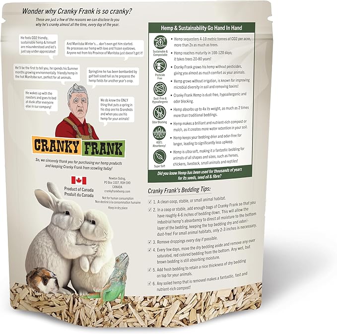 Cranky Frank Hemp Bedding