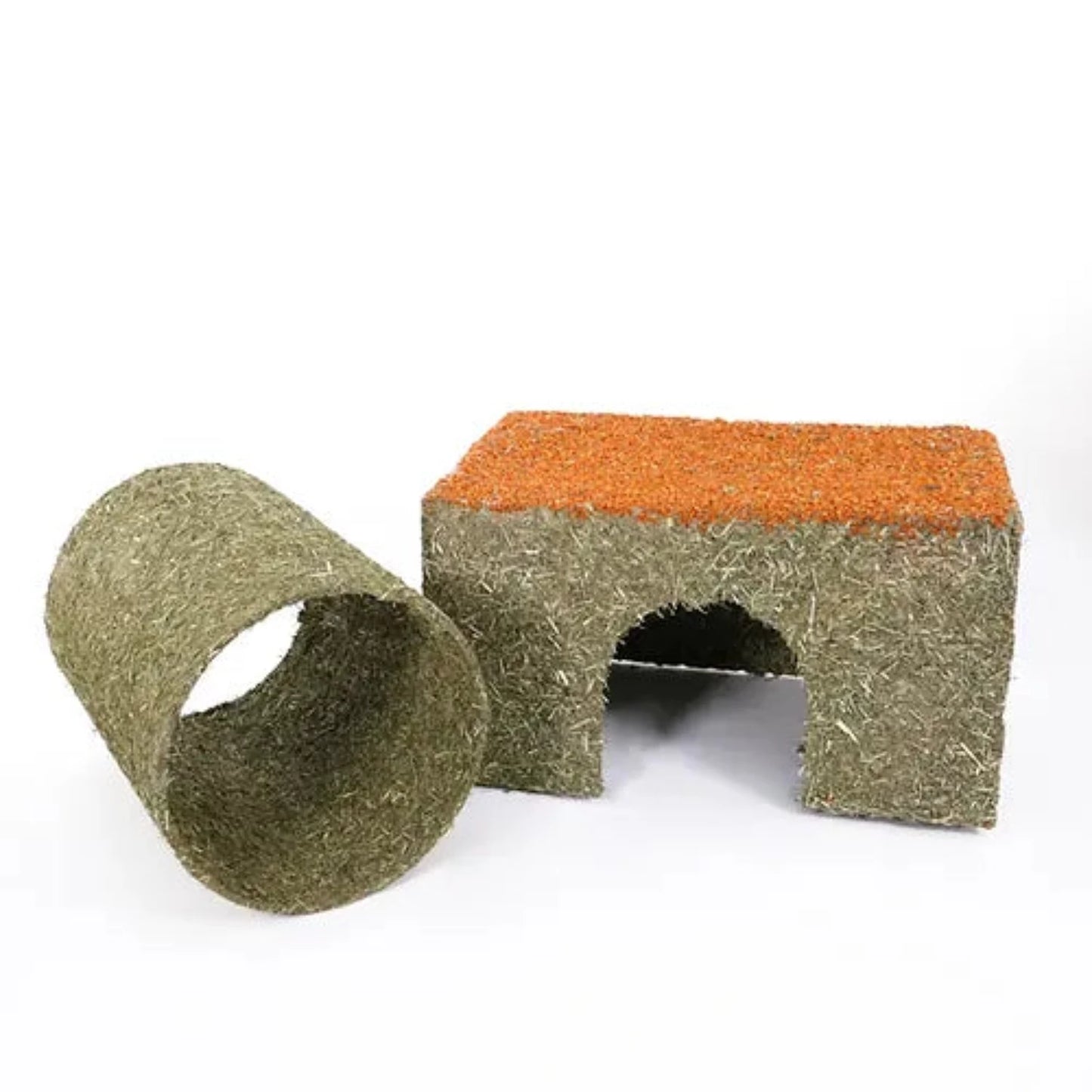 Rosewood Carrot Cottage + Hay 'N' Hide Tube Combo