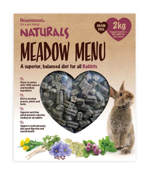 Rosewood Meadow Menu Pellets Rabbit and Guinea Pig Feed Guinea Pig