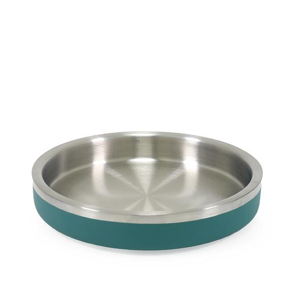 Shallow Double Wall Stainless Steel Bowl